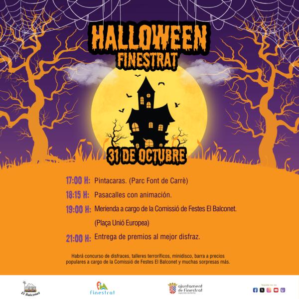 FINESTRAT SE PREPARA PARA TEMBLAR CON LA FIESTA DE HALLOWEEN