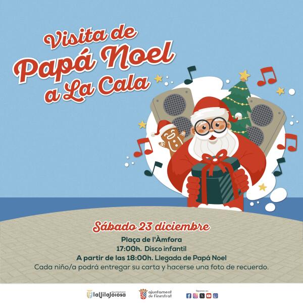 Papa Noel llegará a Villajoyosa este sábado