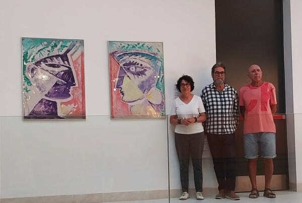 Vilamuseu recibe dos obras del artista José Piqueras que formarán parte de su exposición permanente