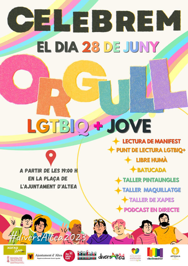 Joventut celebra el Dia de l'Orgull LGTBIQ+