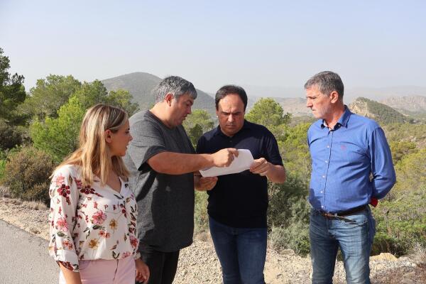 FINALIZAN LOS TRABAJOS DE DESBROCE EN LOS CAMINOS RURALES DE FINESTRAT PARA MEJORAR LA SEGURIDAD Y LA CIRCULACIÓN 