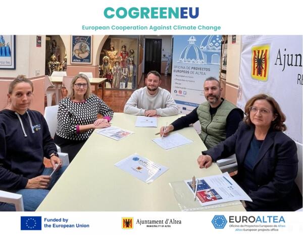 Altea participa en el encuentro del proyecto europeo “CoGreenEu” que celebra en Chipre 