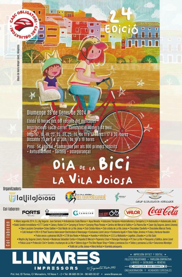 El Día de la Bici celebrará su 24 edición el 28 de enero 