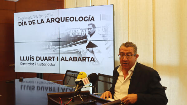 Benidorm exhibirá su colección arqueológica en la nueva sala del Museu Boca del Calvari, que llevará el nombre de Lluís Duart i Alabarta 