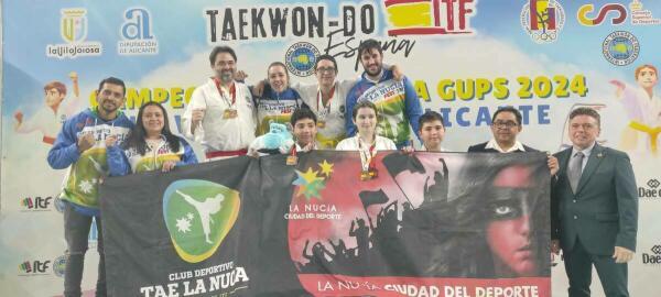 El club Taekwondo ITF La Nucia, culmina su participacion de record en el medallero del campeonato de España GUPS Taekwondo ITF