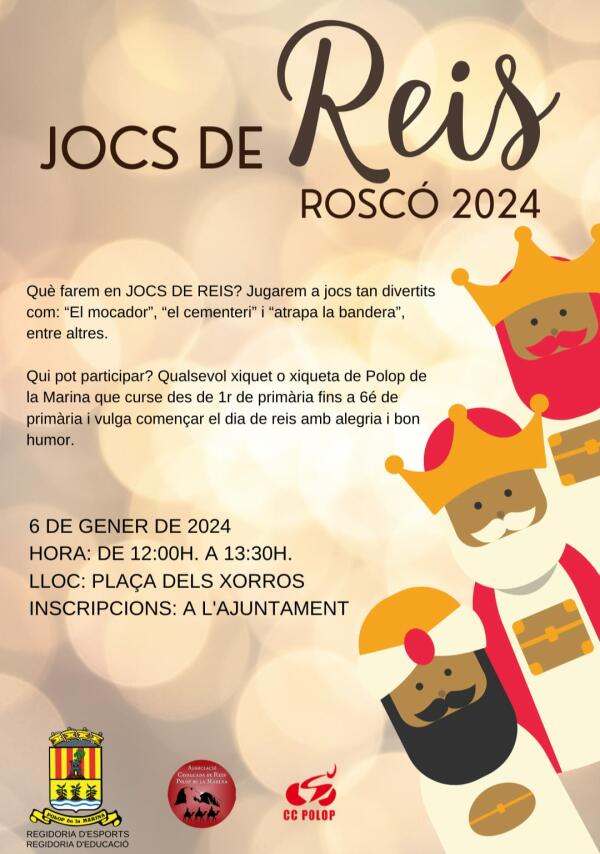 «JOCS DE REIS» Roscó 2024