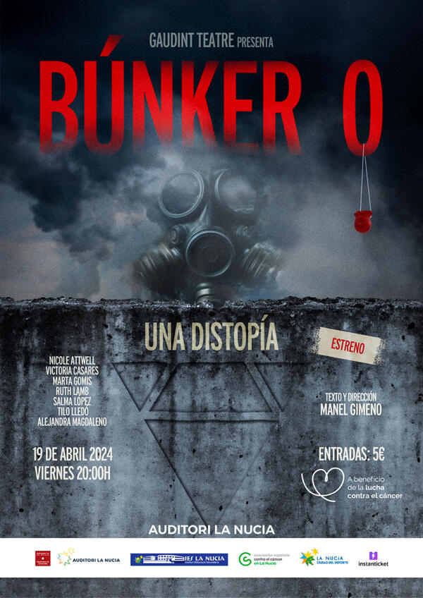 Mañana estreno de “Búnker 0” de Gaudint Teatre en l’Auditori