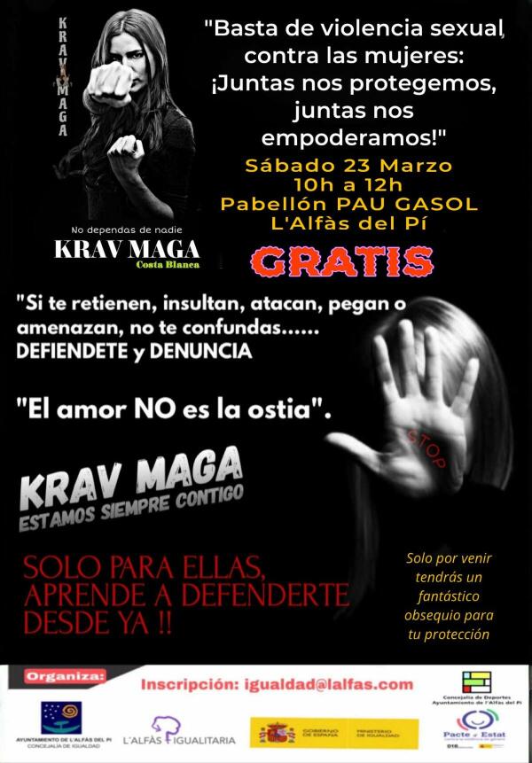 Igualdad organiza un taller de defensa personal para mujeres en colaboración con el Club Krav Maga 
