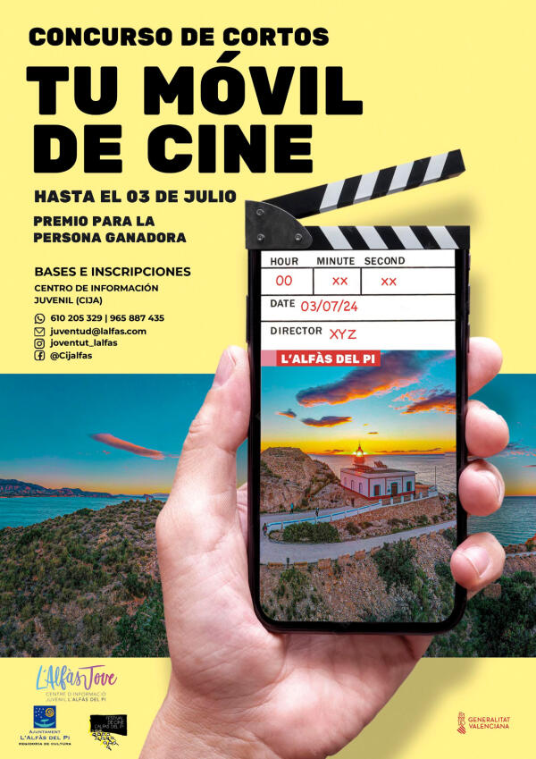 El 36 Festival de Cine de l’Alfàs y la concejalía de Juventud convocan dos concursos de cortos y fotografía