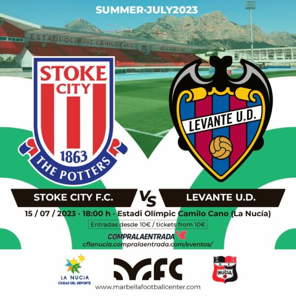 El Levante se enfrentará al Stoke City este sábado en La Nucía