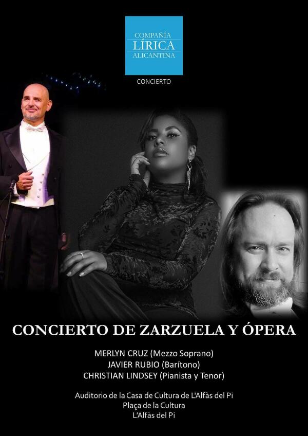 La Compañía Lírica Alicantina ofrecerá este sábado en l’Alfàs un recital de ópera y zarzuela 