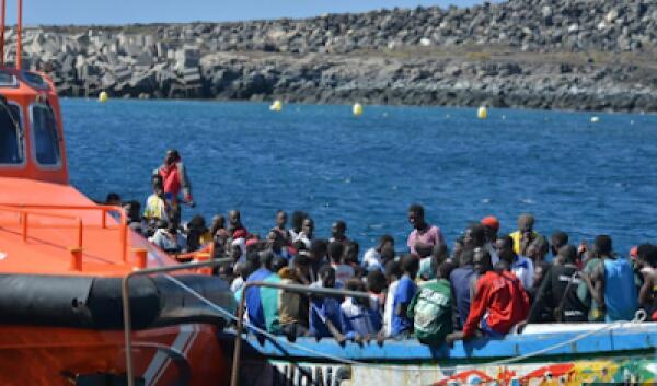 A cuestas con la inmigración ilegal.