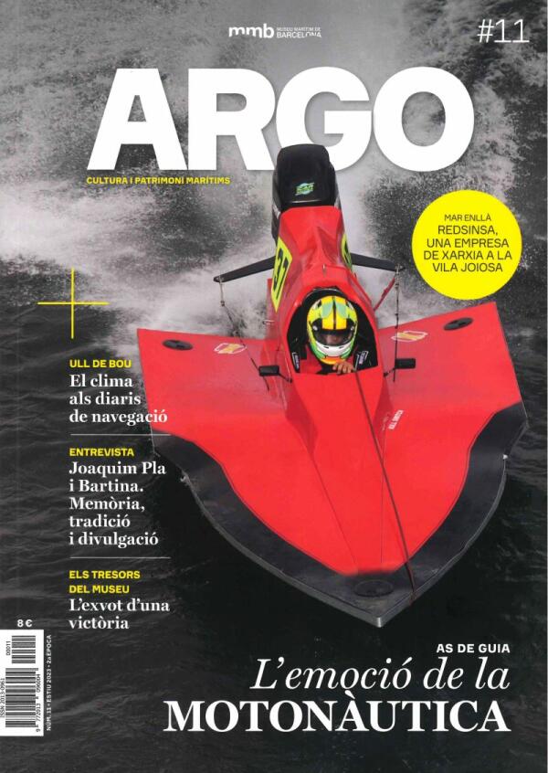 La empresa centenaria vilera Redsinsa protagoniza un reportaje en la revista “Argo: cultura i patrimoni marítims” que edita el Museu Marítim de Barcelona