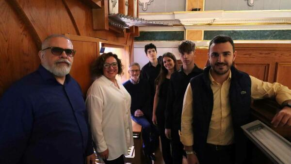 El festival Internacional de Órgano volvió ayer a Benidorm de la mano de los alumnos del Conservatorio Profesional  de Música de Alicante 