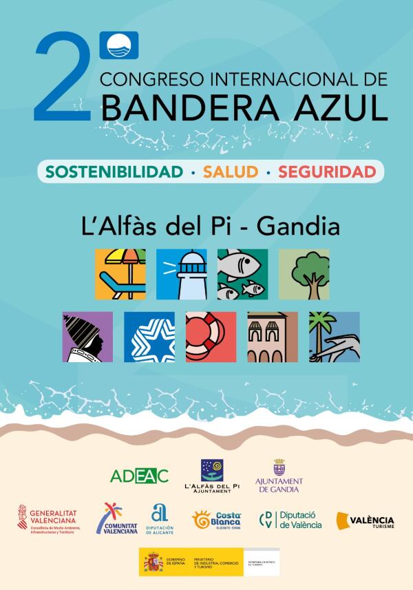 El martes se inicia en l’Alfàs del Pi el II Congreso Internacional Bandera Azul 