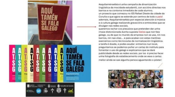 Alumnos de los institutos de Galicia ejercen como Técnicos de Normalización Lingüística en los establecimientos de las ciudades