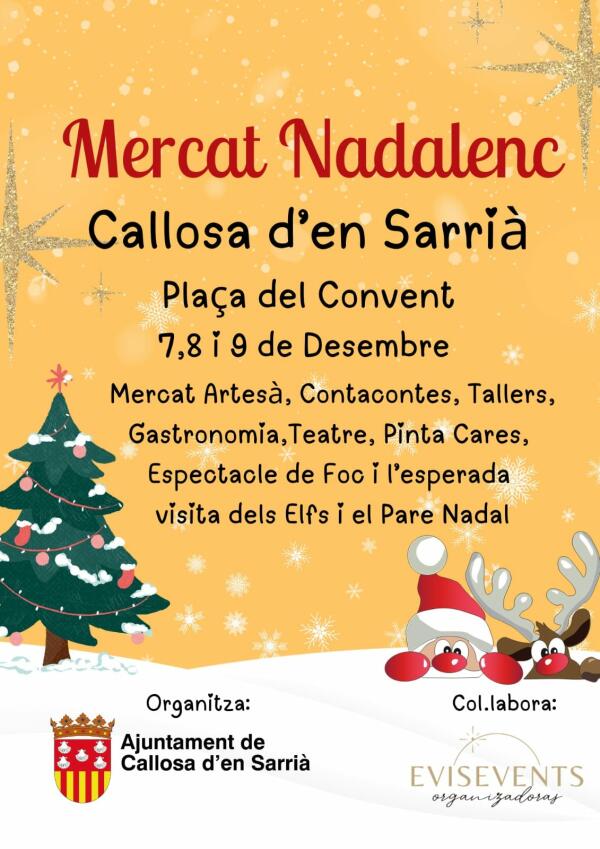 Callosa d’en Sarrià celebra este fin de semana el Mercat Nadalenc