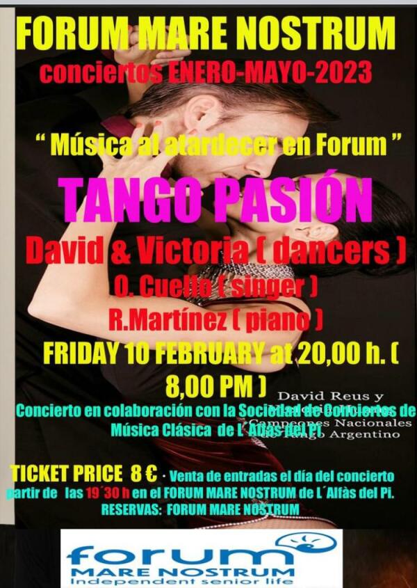 L’Alfàs acoge este fin de semana el espectáculo ‘Tango Pasión’ y dos conciertos de piano a cuatro manos 