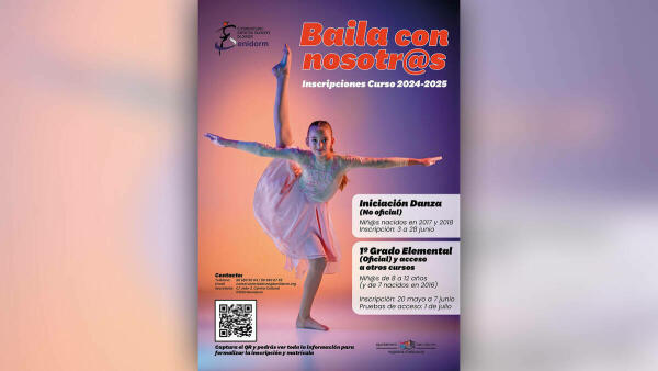 El Conservatorio de Danza de Benidorm abre el 20 de mayo las inscripciones para el curso 2024-25