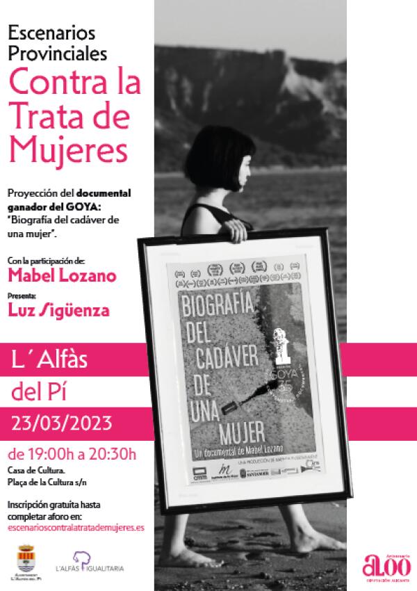 L’Alfàs proyectará el documental ganador de un Goya 'Biografía del cadáver de una mujer' de Mabel Lozano
