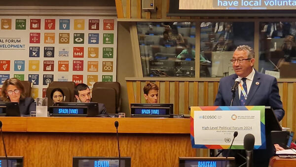 El alcalde de Benidorm defiende en la sede de la ONU el papel de las administraciones locales para aterrizar y cumplir con la Agenda 2030  