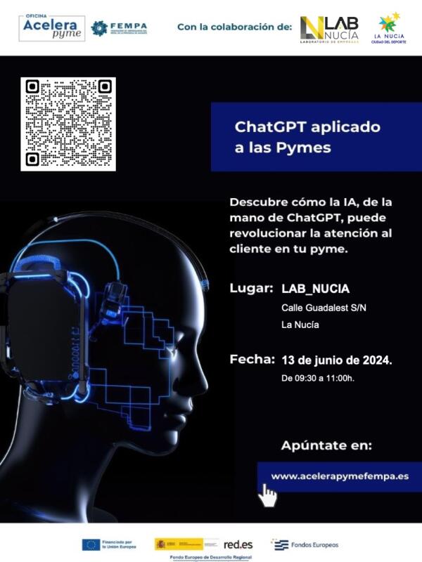 Lab_Nucia y FEMPA organizan sesiones sobre ChatGPT, RRSS y Herramientas Digitales 