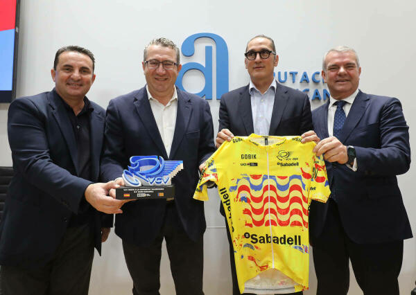 La 75ª Volta Ciclista a la Comunitat Valenciana llega en febrero a la provincia con el respaldo de la Diputación