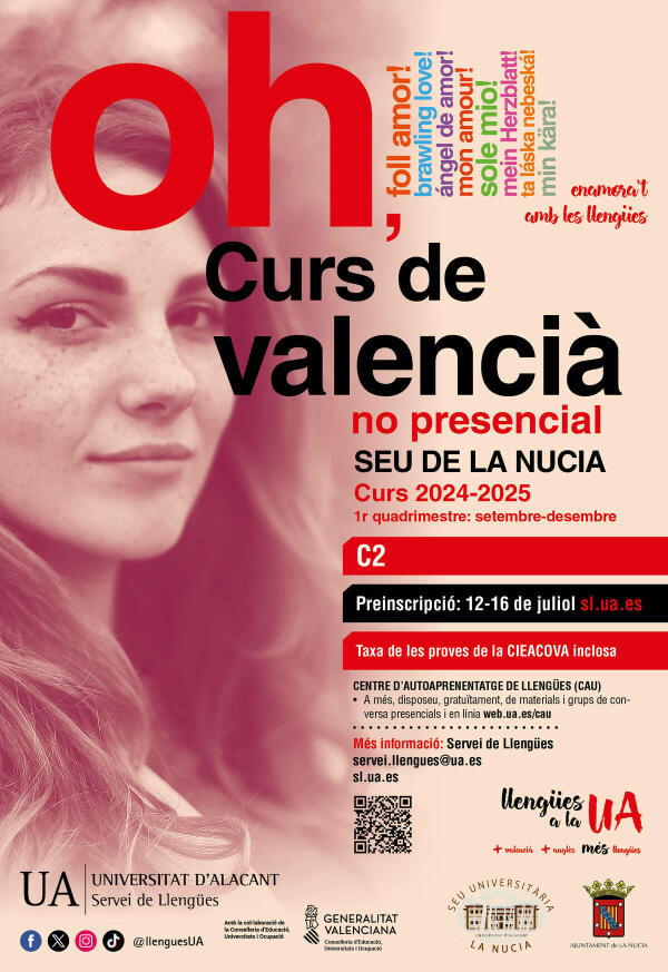 Vuelve el “Curs C2 de Valencià” de la Universidad de Alicante 