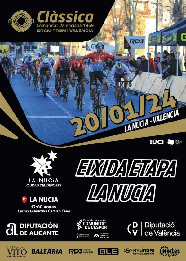 El Ciclismo Europeo arranca este sábado en La Nucía con la ‘Clàssica Comunitat Valenciana’   