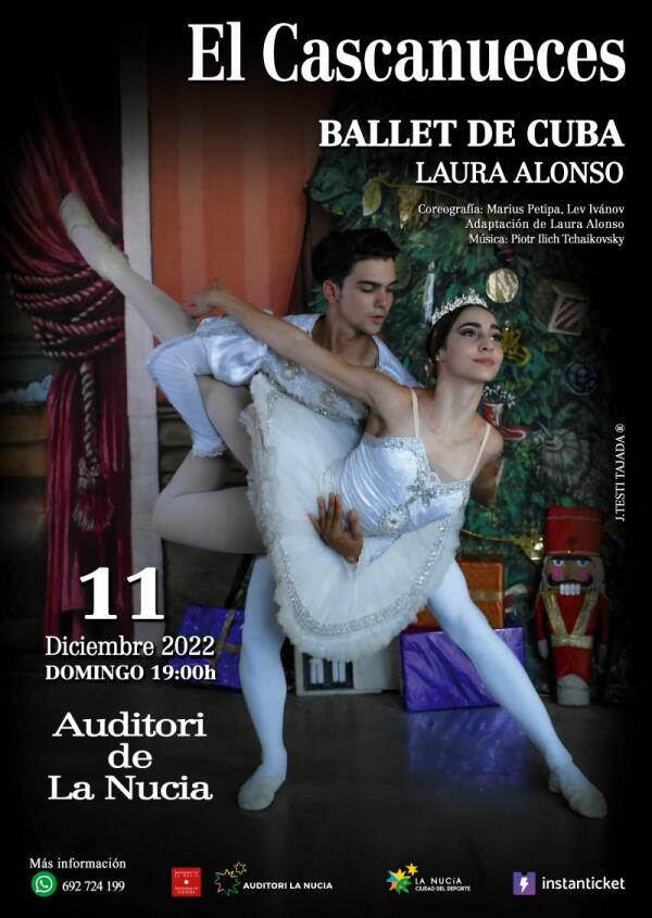 El Ballet de Cuba interpretará “El Cascanueces” este domingo en La Nucía 