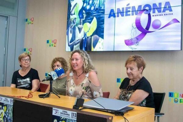 Anémona celebra el próximo 13 de julio su tradicional cena solidaria de verano  