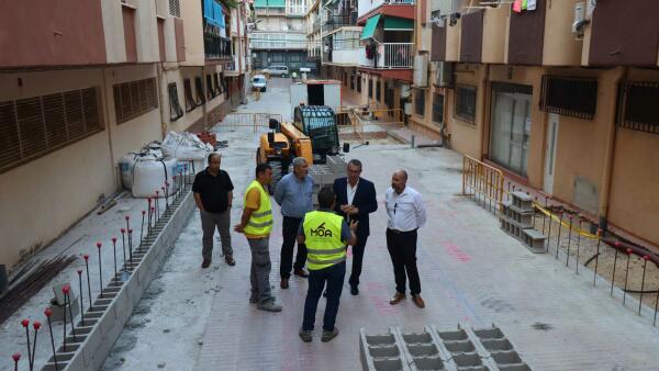 Benidorm reanuda las obras en la calle Gorrión tras una modificación para mejorar el proyecto 