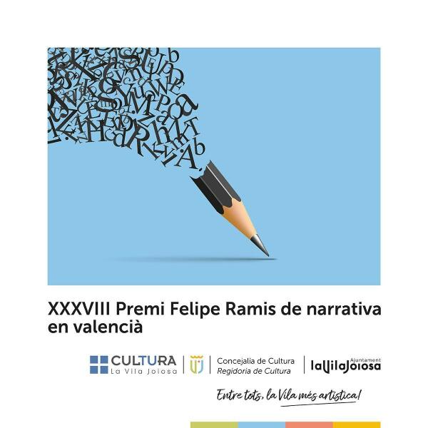 El Ayuntamiento de Villajoyosa convoca la 38 edición del Premi de Narrativa en Valencià Felipe Ramis