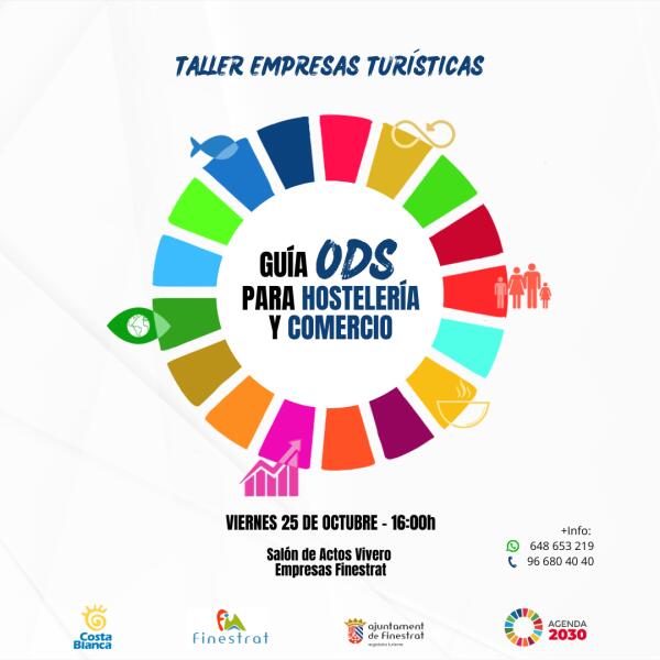 LA CONCEJALÍA DE TURISMO DE FINESTRAT ORGANIZA UNA CHARLA PARA DAR A CONOCER LA GUÍA ODS A LAS EMPRESAS TURÍSTICAS 