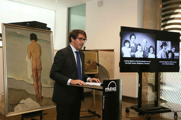 La familia de Lorenzo Aguirre dona al MUBAG una colección con más de 115 obras del artista 