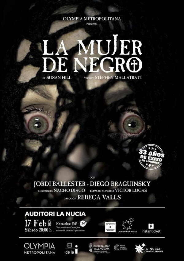 “La mujer de negro”, una representación teatral de terror en La Nucía 