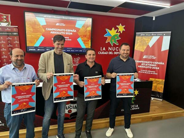 Más de 700 atletas competirán en La Nucía en el Campeonato de España Absoluto