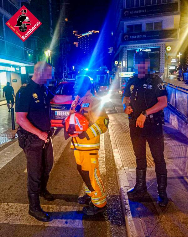 CONATO DE INCENDIO EN BENIDORM