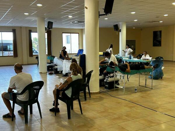 34 donantes en la décima captación de sangre de este año 