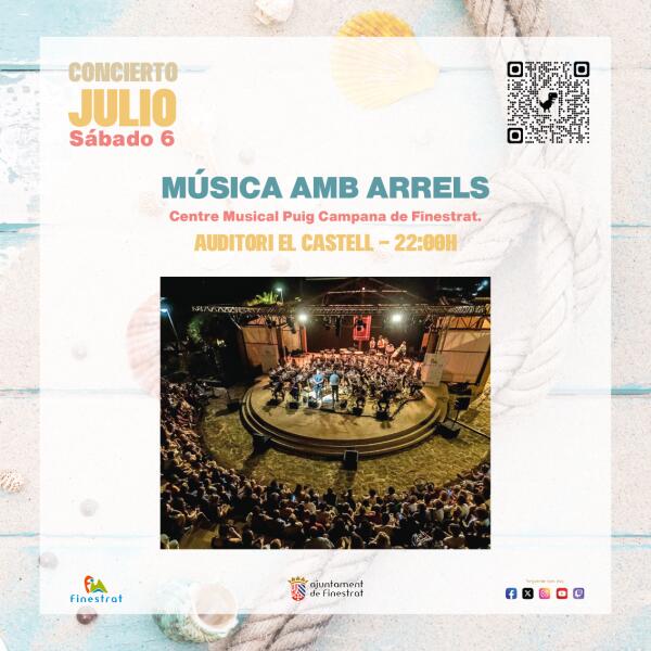 “MÚSICA AMB ARRELS” DEL CENTRE MUSICAL PUIG CAMPANA ARRANCA L’ESTIU CULTURAL A FINESTRAT