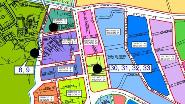 El Ayuntamiento recuerda que el colegio electoral ‘Coso Taurino’ se traslada unos metros a la nueva sede de Cruz Roja, en la avenida de l’Aigüera 