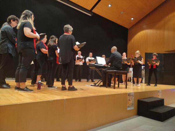 La coral de la Unió Musical La Nucía actuó Benidorm 